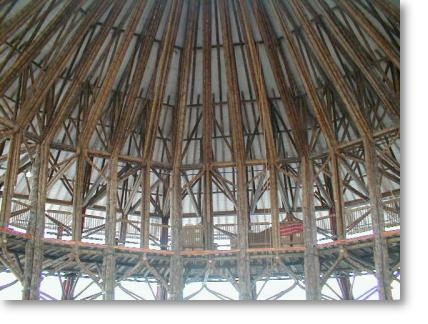 Der ZERI-Pavillon aus Bambus